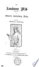 The Lansdowne ms (no. 851) of Chaucer's Canterbury tales