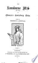 The Lansdowne Ms of Chaucer's Canterbury Tales
