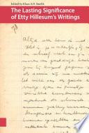 The Lasting Significance of Etty Hillesum's Writings