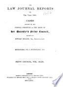 The Law Journal Reports
