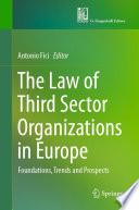 The Law of Third Sector Organizations in Europe