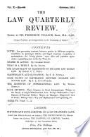 The Law Quarterly Review