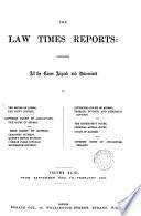 The Law Times Reports