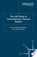 The Left Party in Contemporary German Politics