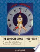 The London Stage 1920-1929