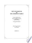 The Lost Branch of the Anderson Family