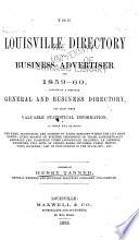 The Louisville Directory and Business Advertiser for ...