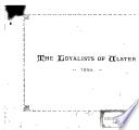 The loyalists of Ulster, 1884 [signed C.F.A. In verse].