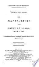 The Manuscripts of the House of Lords