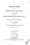 The Medical men of the Revolution