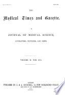 The Medical Times and Gazette