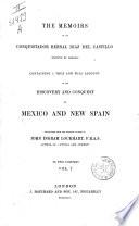 The Memoirs of the Conquistador Bernal Diaz Del Castillo
