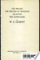 The Mikado the Pirates of Penzance Iolanthe the Gondoliers