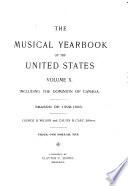 The Musical Year-book of the United States