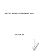 The NAFTA, Report on Environmental Issues