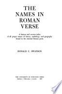 The Names in Roman Verse