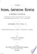 The National Corporation Reporter