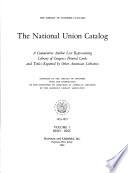 The National Union Catalog