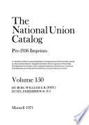 The National Union Catalog, Pre-1956 Imprints