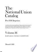 The National Union Catalog, Pre-1956 Imprints