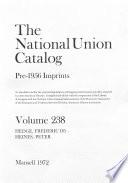 The National Union Catalog, Pre-1956 Imprints