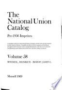 The National Union Catalog, Pre-1956 Imprints