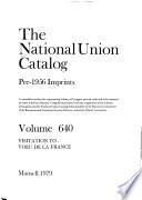 The National Union Catalog, Pre-1956 Imprints