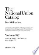 The National Union Catalog, Pre-1956 Imprints