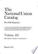The National Union Catalog, Pre-1956 Imprints