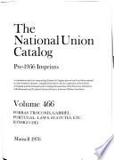 The National Union Catalog, Pre-1956 Imprints