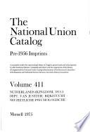 The National Union Catalog, Pre-1956 Imprints
