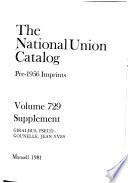 The National Union Catalog, Pre-1956 Imprints