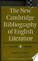 The New Cambridge Bibliography of English Literature: Volume 4, 1900-1950