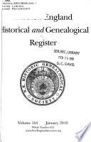 The New England Historical and Genealogical Register