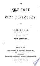 The New York City Directory