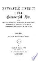 The Newcastle district and Hull commercial list [afterw.] The Newcastle & Hull district commercial list