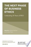 The Next Phase of Business Ethics