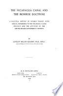 The Nicaragua Canal and the Monroe Doctrine