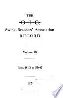 The O.I.C. Swine Breeders' Association Record