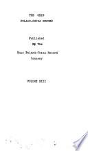 The Ohio Poland-China Record
