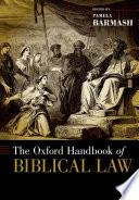 The Oxford Handbook of Biblical Law