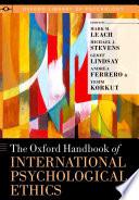 The Oxford Handbook of International Psychological Ethics