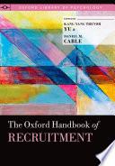 The Oxford Handbook of Recruitment