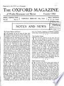 The Oxford Magazine