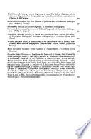 The Papers of the Bibliographical Society of America