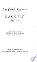The Parish Registers of Raskelf, 1747-1812