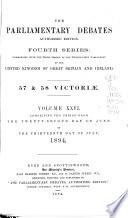 The Parliamentary Debates