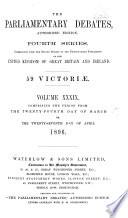 The Parliamentary Debates