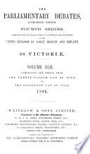 The Parliamentary Debates