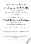 The parliamentary poll book of all elections from ... 1832